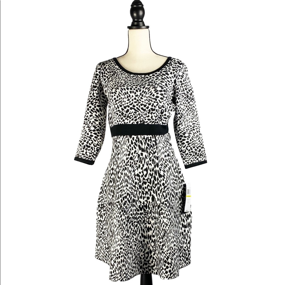 Black and white dress